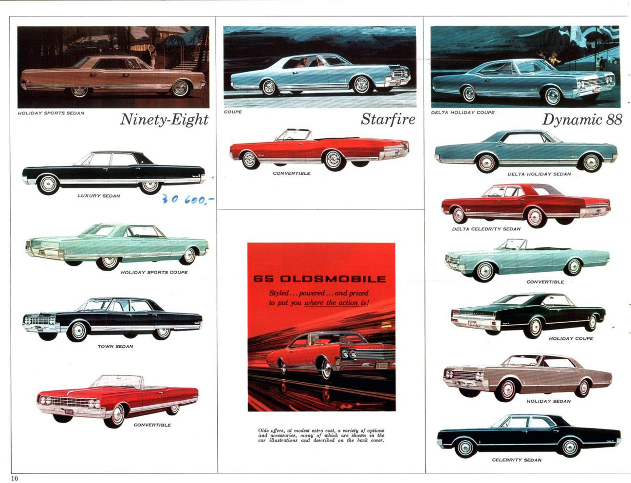 1965 Oldsmobile Sports Cars Brochure Page 7